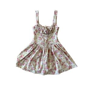 Blashe women's pink flower mini dress size sm‎